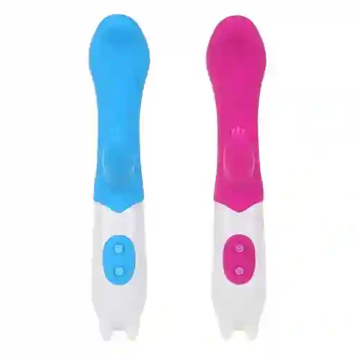 Vibrador Consolador Doble Estimulacion Con Cerdas 10 Velocidades