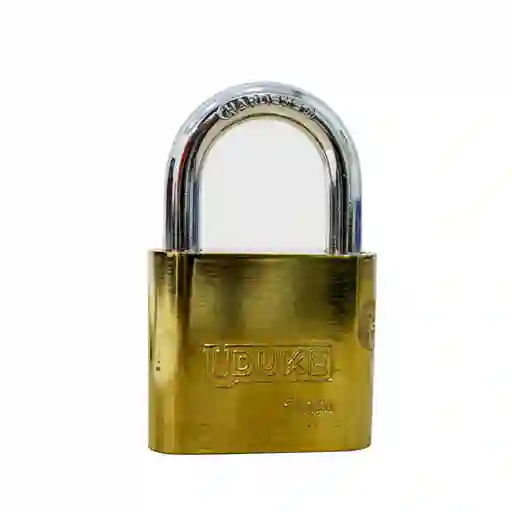 Candado 50mm Dorado Pulido En Blister Uduke (ht1512)