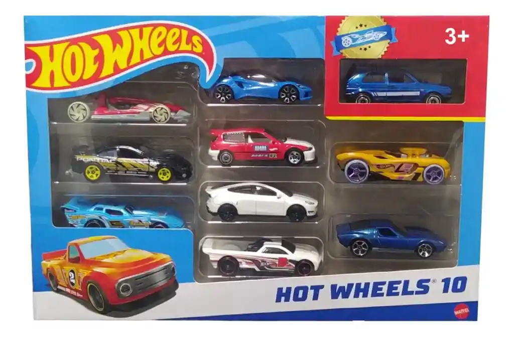 Hot Wheels, Paquete De 10 Autos Mod: 54886 - P868