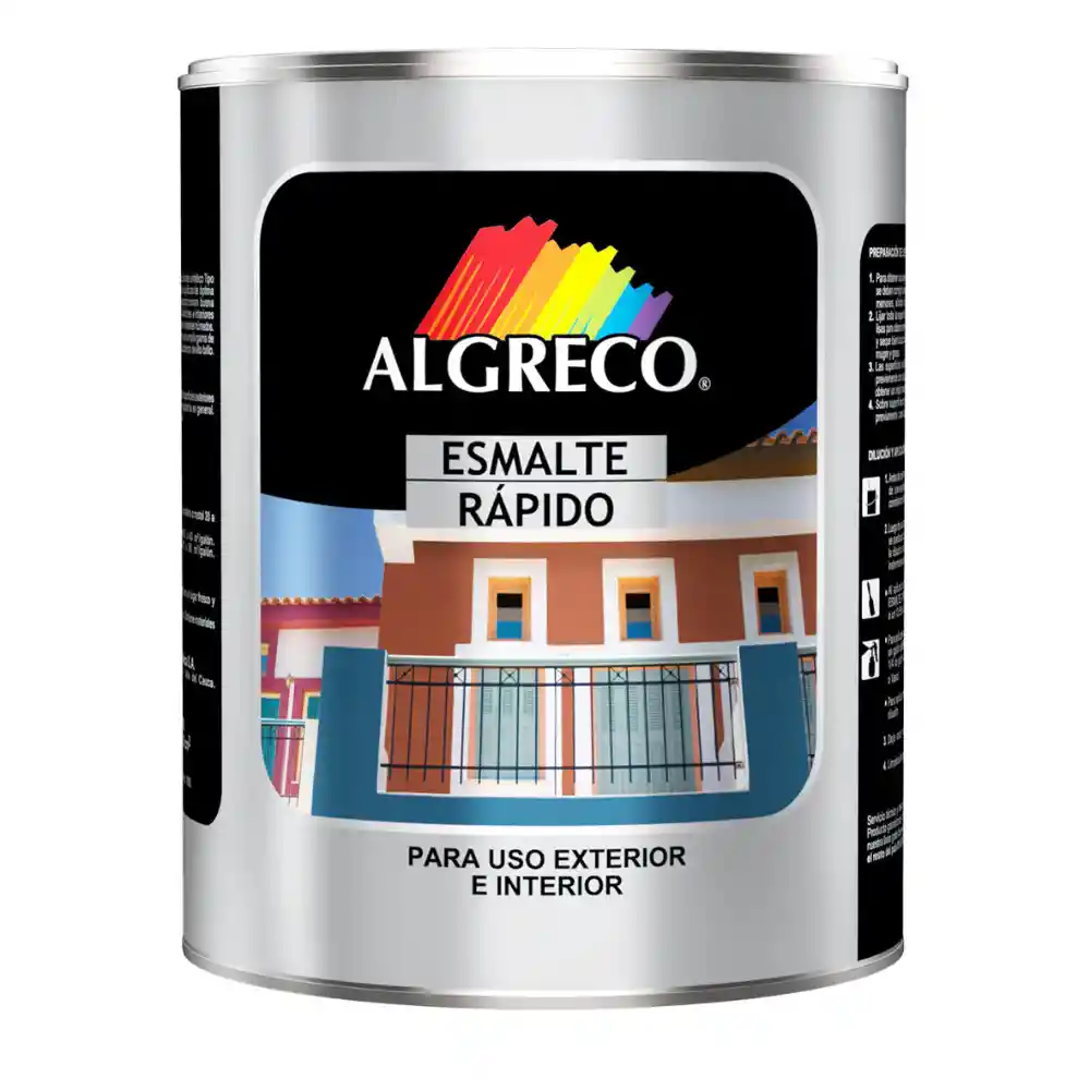 Esmalte Rapido Negro Galon (algreco)