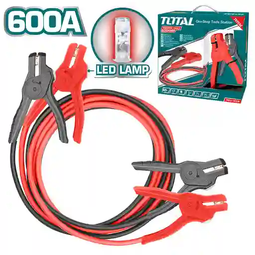 Cable Inicio Bateria 600 Amp 3 Mts Luz Led Total
