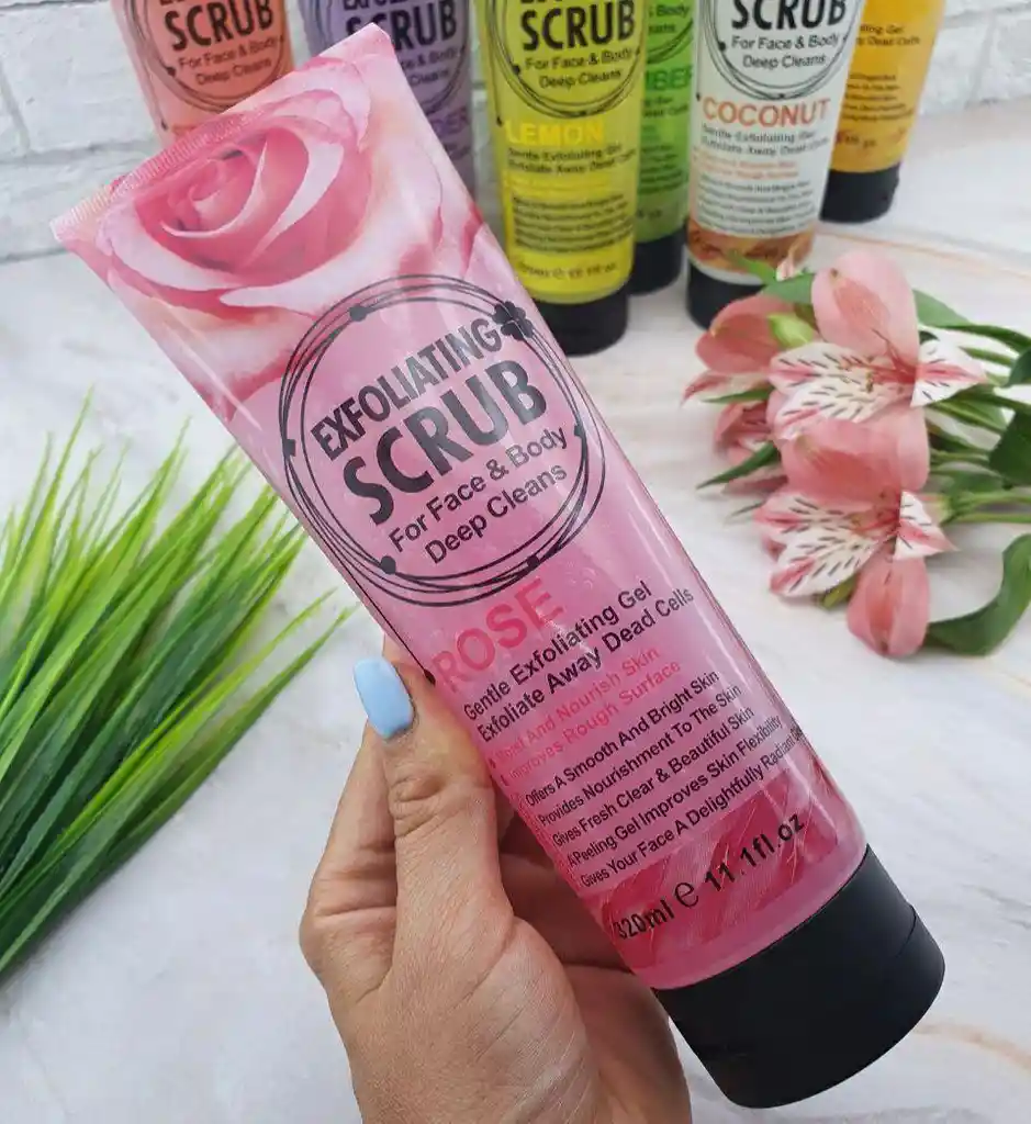  Ex Folia Nte Scrub En Gel Rose 320 Ml 