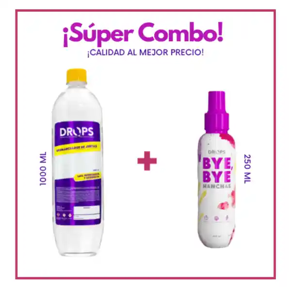 !! Super Combo !! Bye Bye Quitamanchas + Desmanchador De Juntas