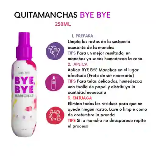 Bye Bye Quitamanchas (250ml)