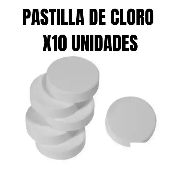 Pastillas De Cloro X10 Unidades