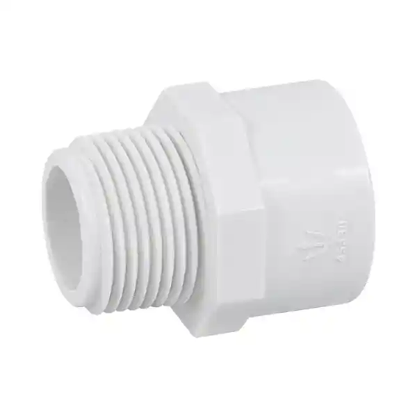 Adaptador Macho Pvc Presión Certificada 1''