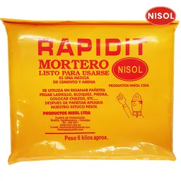 Rapidit Mortero Mezcla Cemento Y Arena