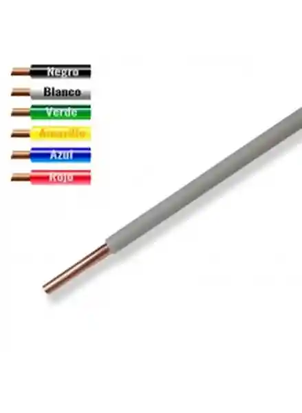 Alambre Eléctrico Cobre #12 Awg Rojo 1 M