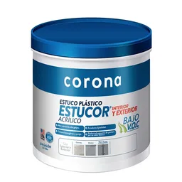Corona Estuco Plástico Acrílico 1/4