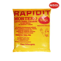 Rapidit Mortero Mezcla Cemento Y Arena