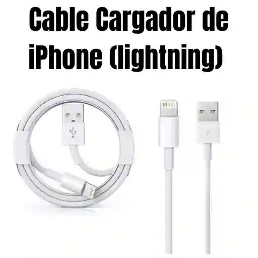 Cable Cargador De Iphone (x1 Mt)