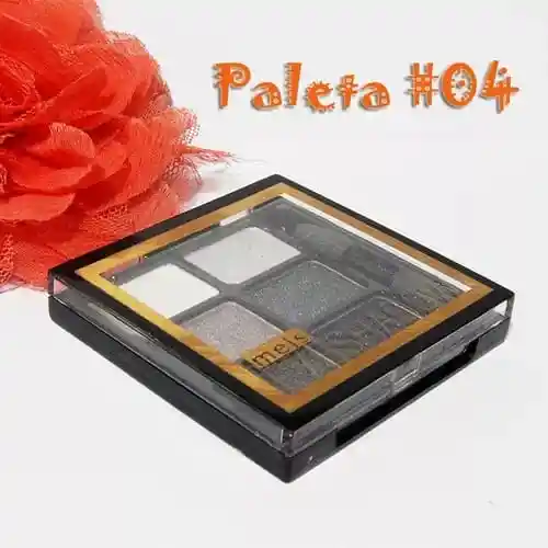 Mels Mini Paleta De 6 Sombras Shimmer Modelo 4