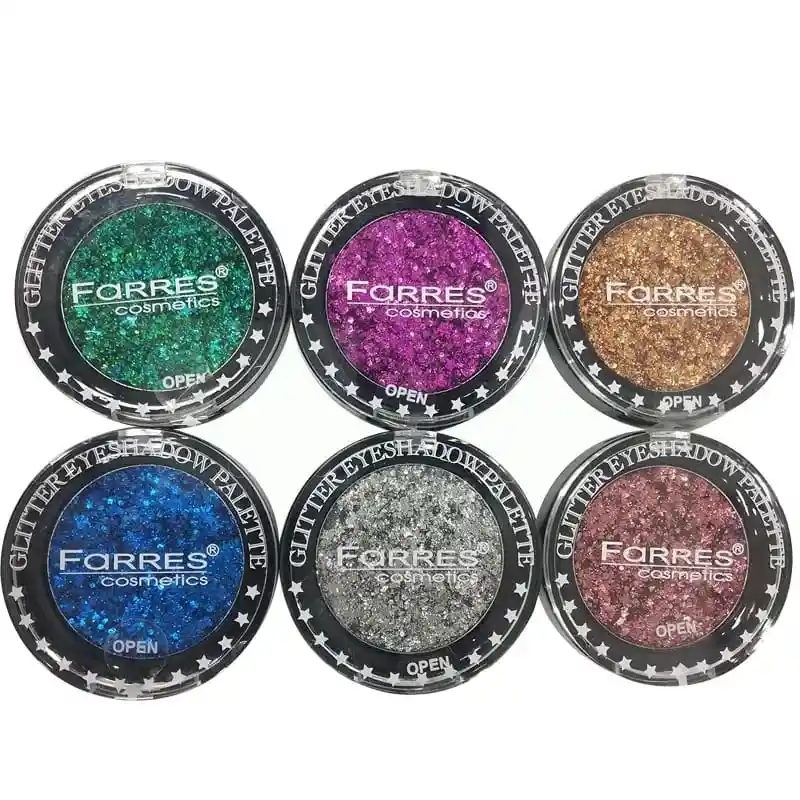 Sombras De Glitter Para Ojos Farres N°1