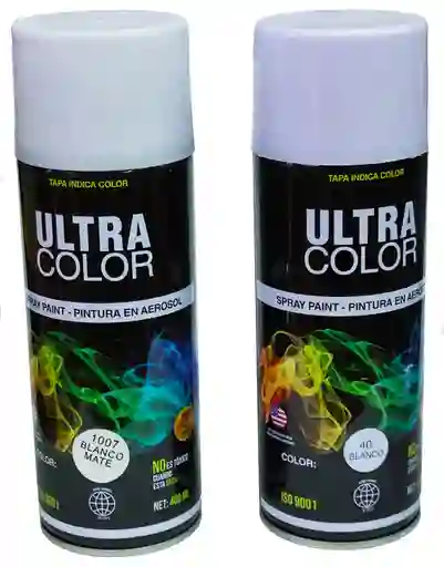 Pintura En Aerosol Color Blanco Mate 400 Ml