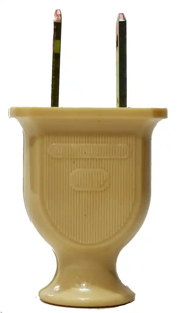 Clavija Electrica Economica Marfil