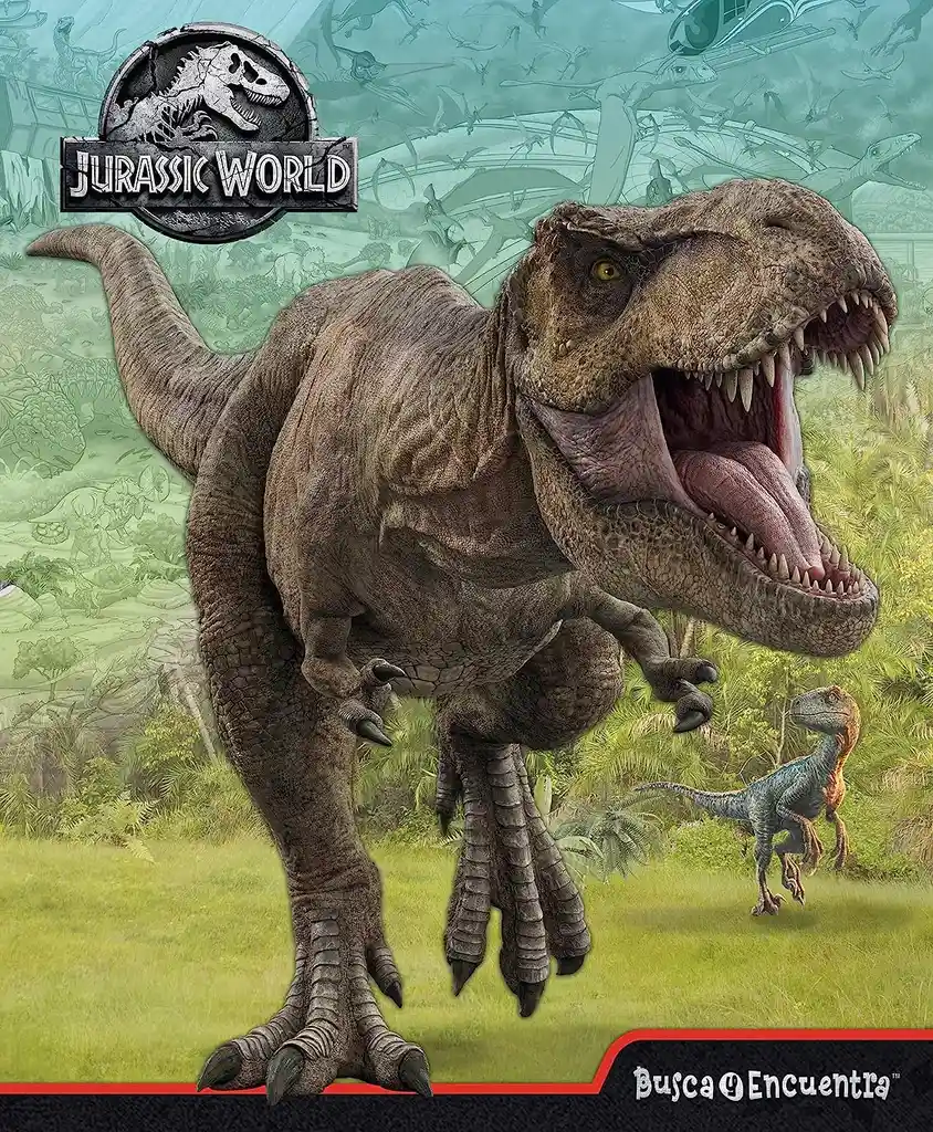 Nuevo Libro De Actividades Busca Y Encuentra Jurassic World Niños