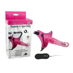 Arnés Strap On Con Vibración Heby Fucsia