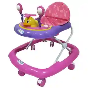Caminador 2 En 1 Comedor Bebe Andadera Didactico Rosa 949a