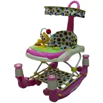 Caminador Multifuncional 4 En 1 Rosa Oso 944a
