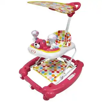 Caminador Multifuncional 4 En 1 Rosa Oso 944a