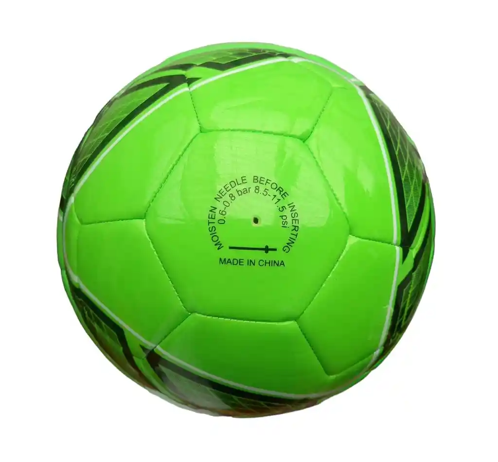 Balón De Fútbol G-tech Cosido Moisten1 N. 5 - Verde