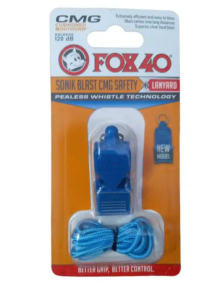 Silbato Pito Fox40 Sonic Profesional Obsequio Cordón 120db - Azul