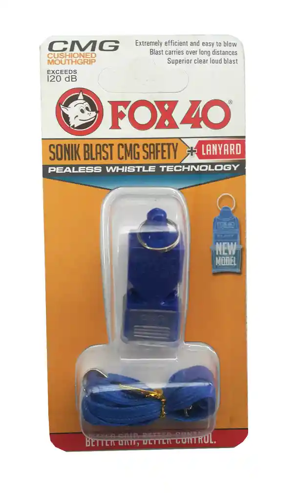 Silbato Pito Fox40 Sonic Profesional Obsequio Cordón 120db - Azul