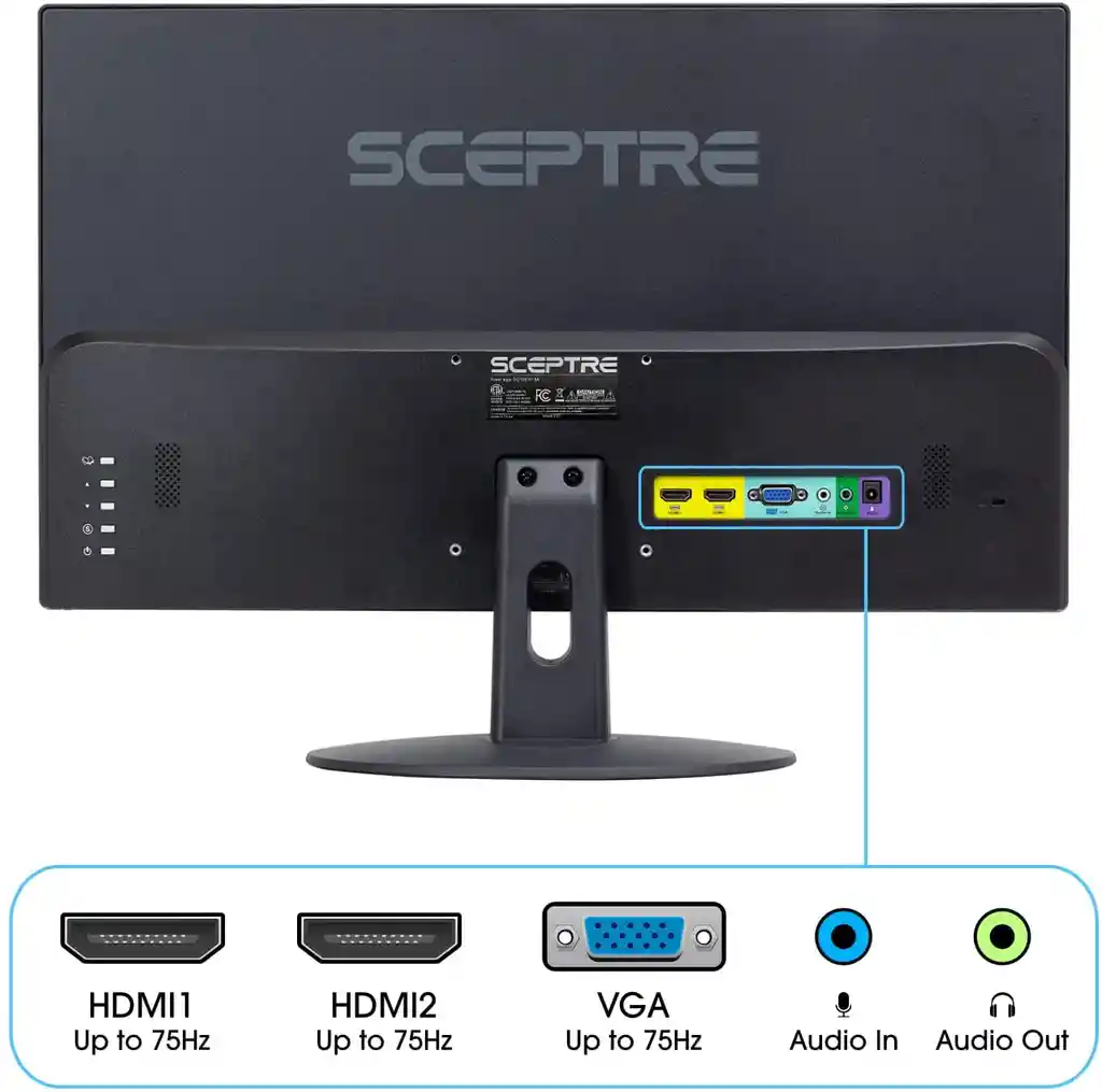 Monitor Led Sceptre De 22 Ultra Slim Pro Series