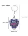 Shield Pendant Keychain Car Bag Pendent