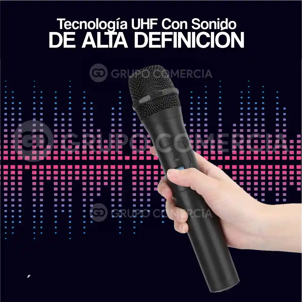 Micrófono Digital Inalámbrico Con Receptor Usb Karaoke Music Universal