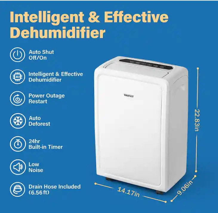 Deshumidificador 4500 Mtrs Para Hogar Empresas Gama Con Manguera Par Drenar