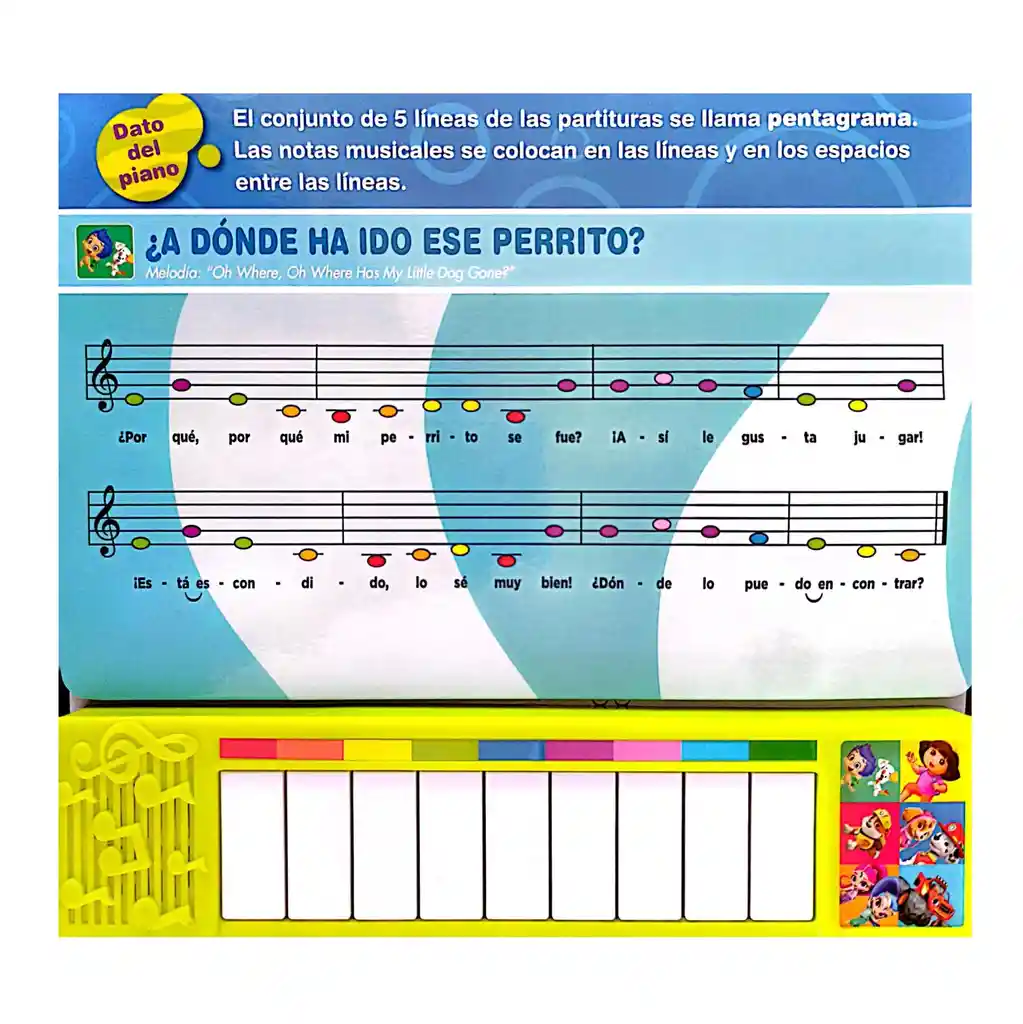 Libro Interactivo Vamos A Tocar El Piano Para Niños Y Niñas