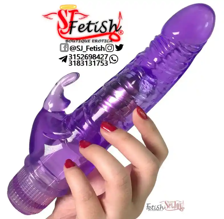 Vibrador Clitorial Aphrodisian Rabbit Morado