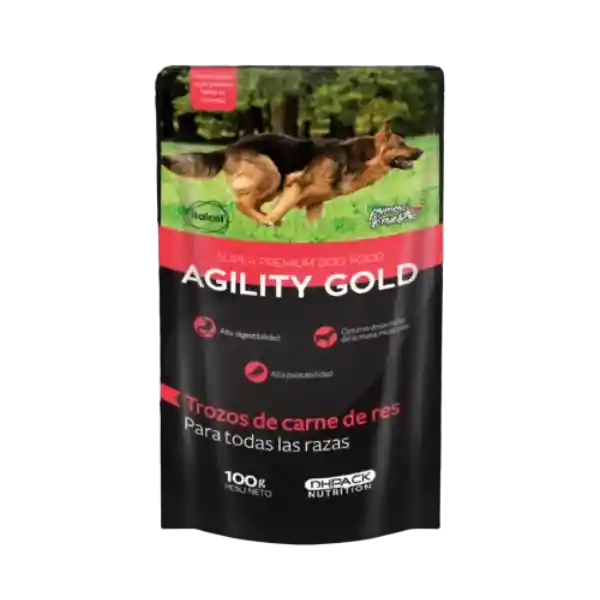 Agility Gold Trozos De Carne De Res Snack 100g