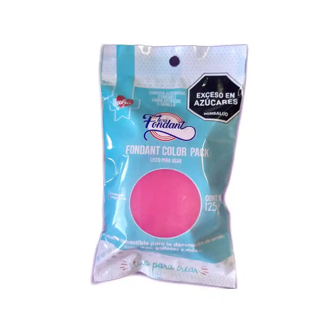 Mini Fondant 125g Color Fucsia