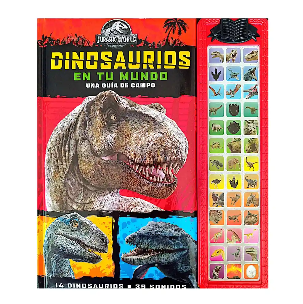 Libro Interactivo Dinosaurios En Tu Mundo Para Niños