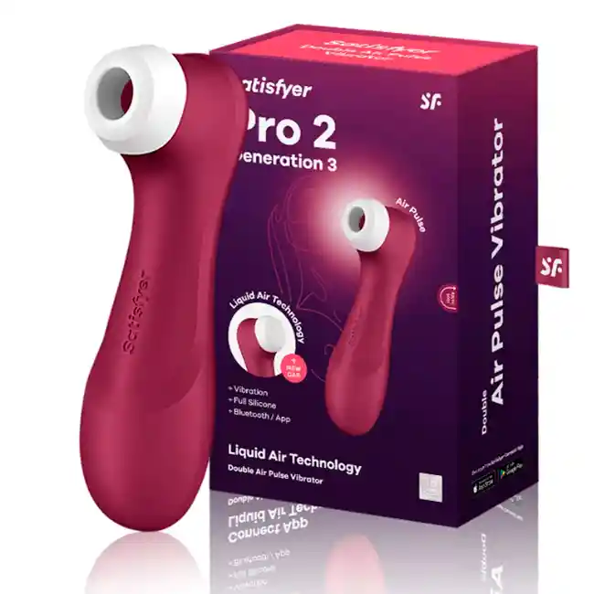 Satisfyer Pro 2 App Control A Distancia Generación 3 + 1 Año De Garantía Con Obsequio