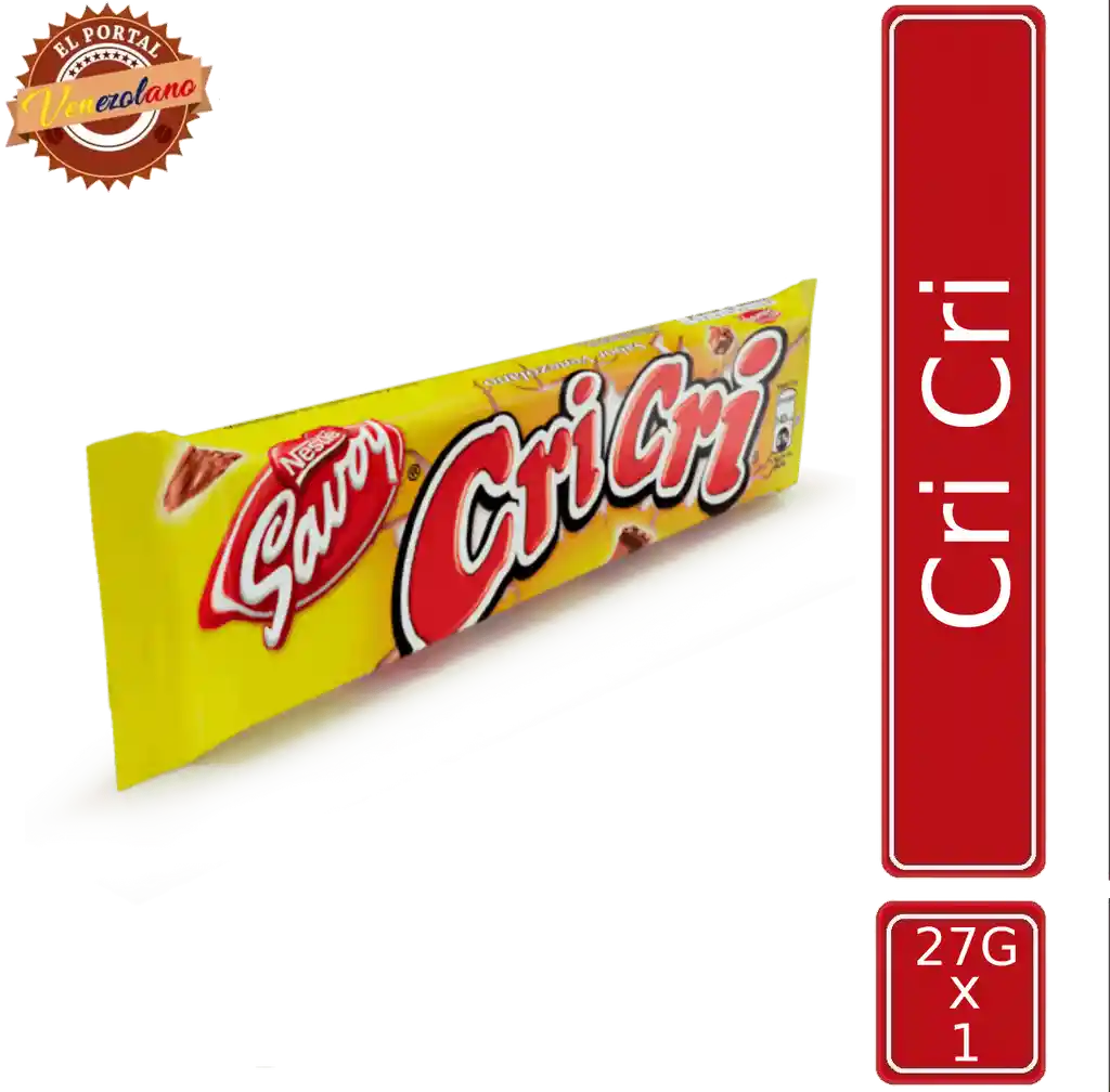 Chocolate Cri Cri Sabor Venezolano