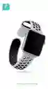 Correa Para Apple Watch 42 / 44 Mm Devia En Blanco / Negro