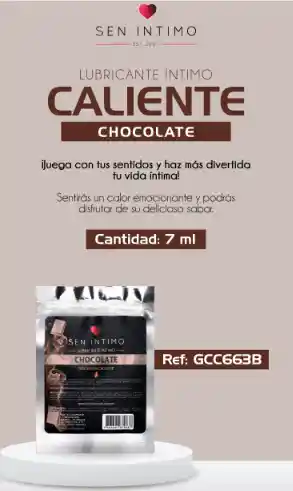 Lubricante Intimo Caliente Sabor Chocolate