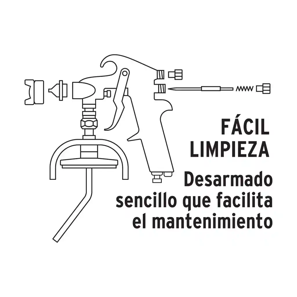 Pistola Para Pintar 10psi A 50 Psi Truper - 14036