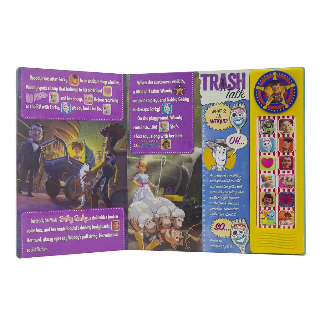 Libro Interactivo Toy Story 4 Cuento Para Niños Y Niñas