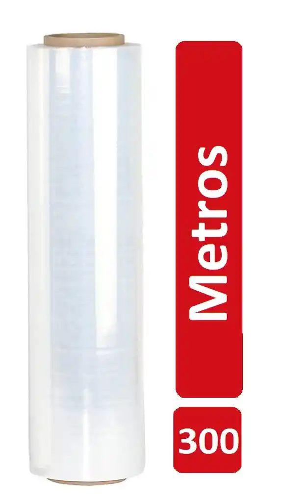 Plástico Para Envolver Vinipel Industrial Transparente 300 Metros X 50cm Stretch Elástico