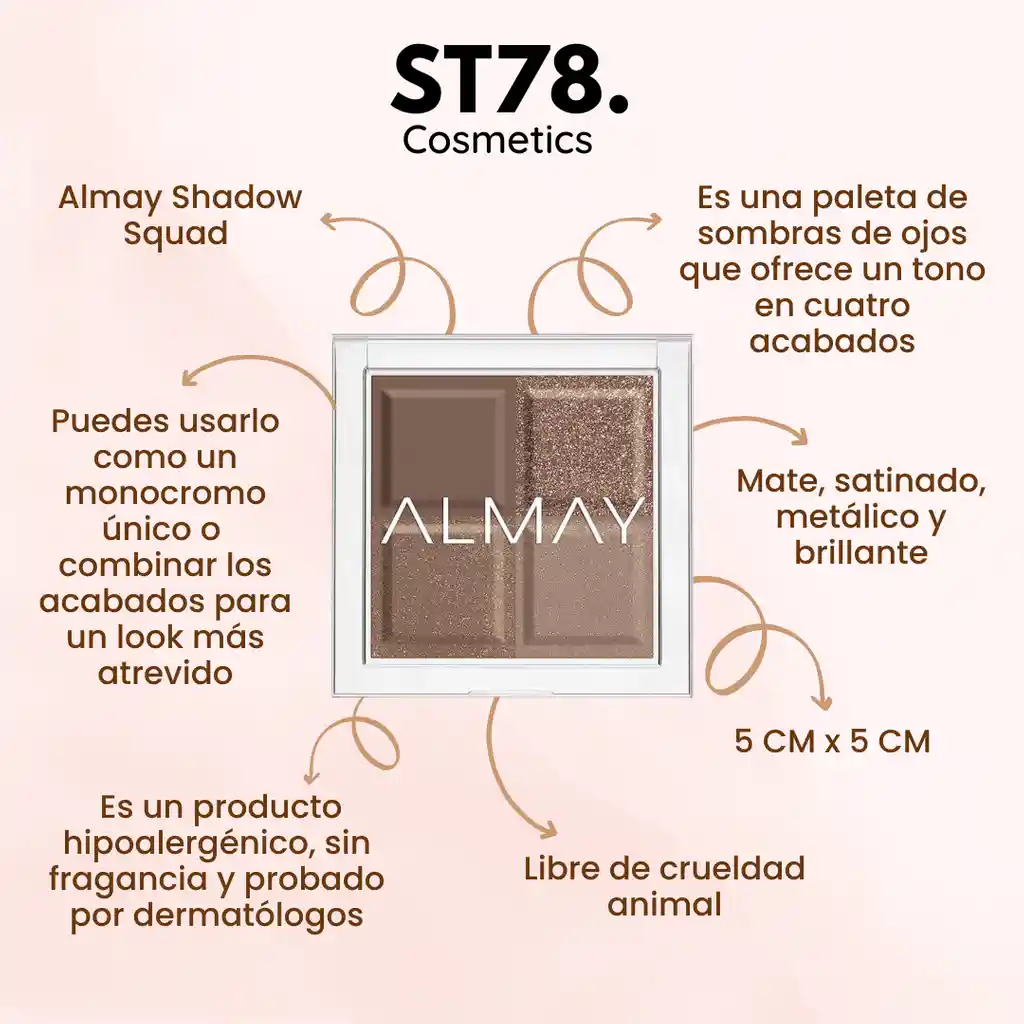 Sombras Shadow Squad Almay 110 Cause A Stir