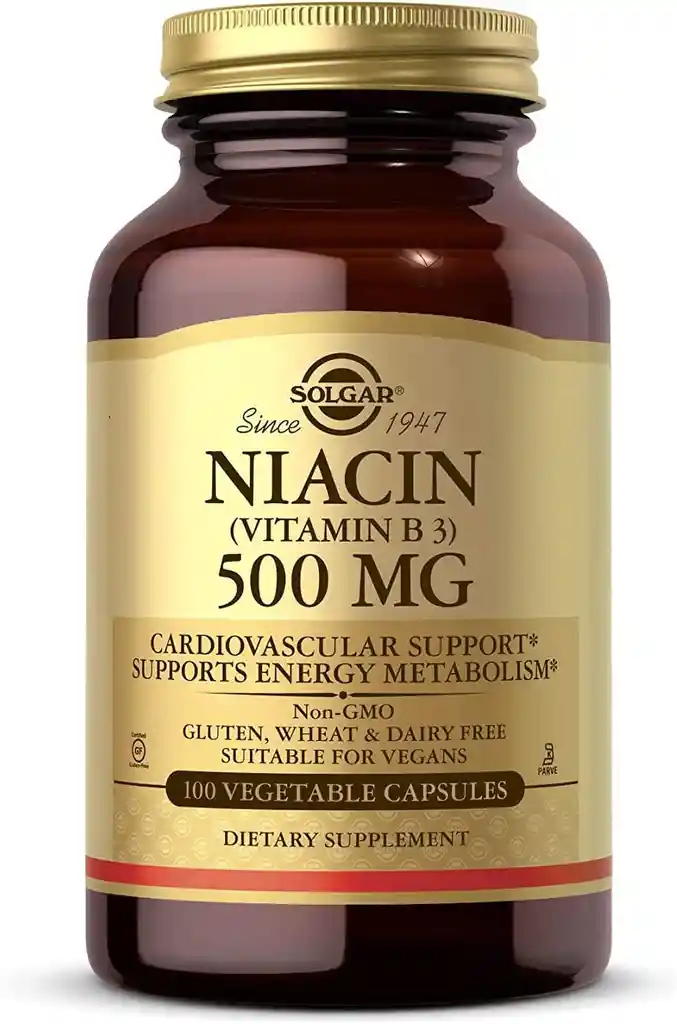 Niacina 500 Mg Solgar Vitamina B3