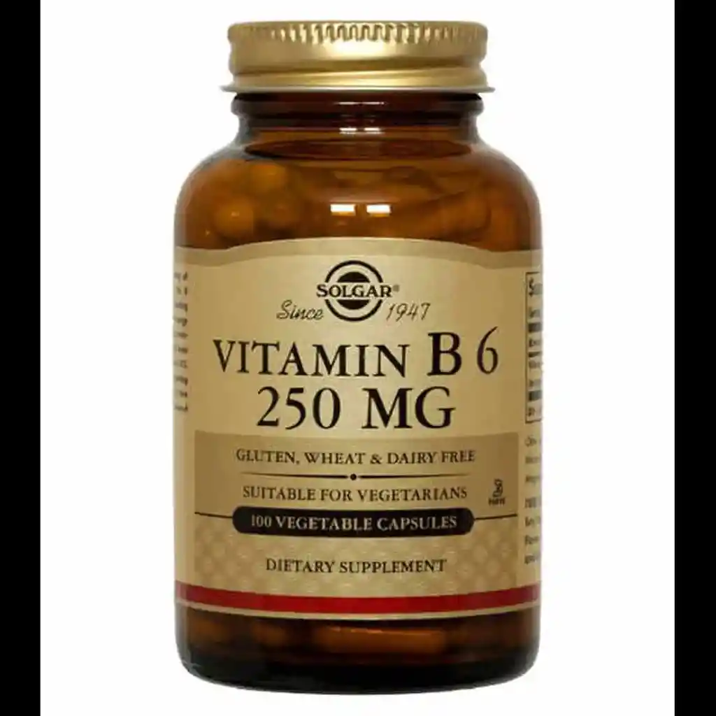 Vitamin B6 250 Mg 100 Tabletas Solgar