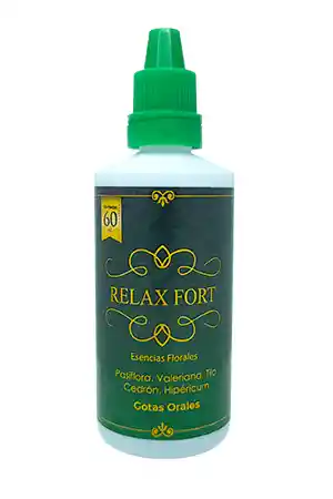 Relax Fort 60ml Pasiflora, Valeriana, Cedrón, Hipericum, Tilo