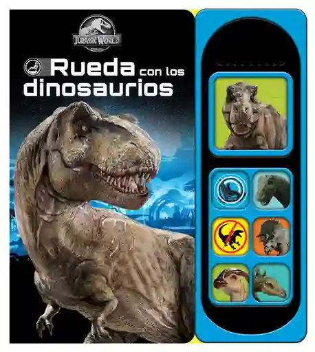 Libro Interactivo Rueda Con Los Dinosaurios Jurassic World