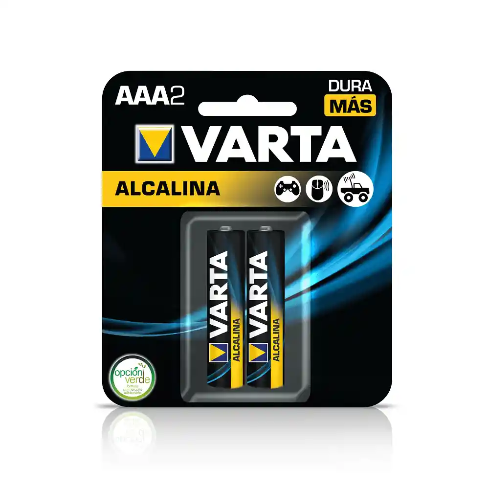 Pila Varta Alkalina Aaa X 2