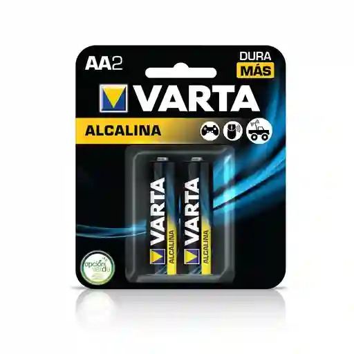 Pila Varta Alkalina Aa X 2